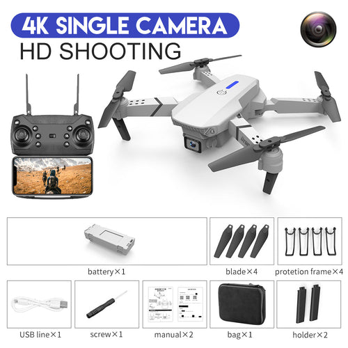 SkyFly E88 HD 4K Dual Lens RC Drone Toy