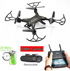 DinoFly RC Drone with HD 1080P Camera WiFi Live View Foldable
